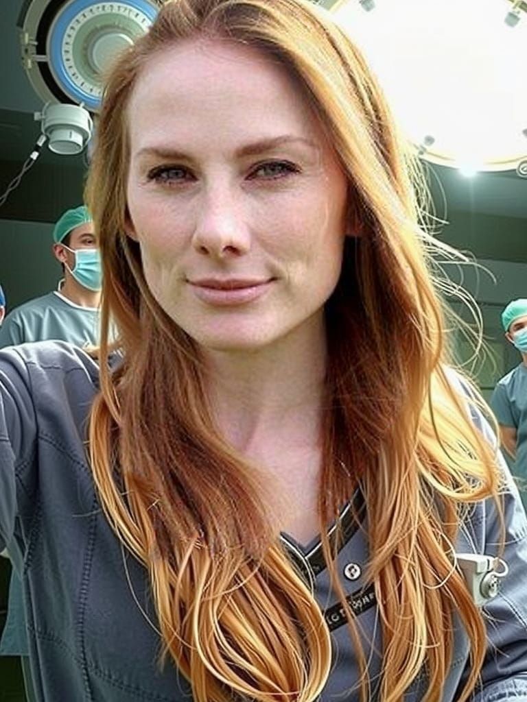 Hospital Surgery Scene in Realistic Style