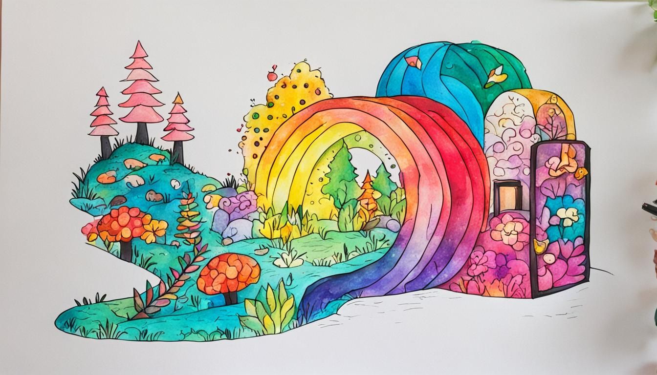 Colorful Animals Generated by AI