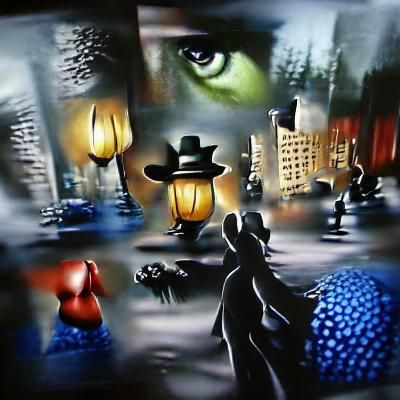 Film Noir Surrealism: Shadows and Beauty