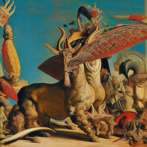 Grotesque Horned Creature Teaches Morality