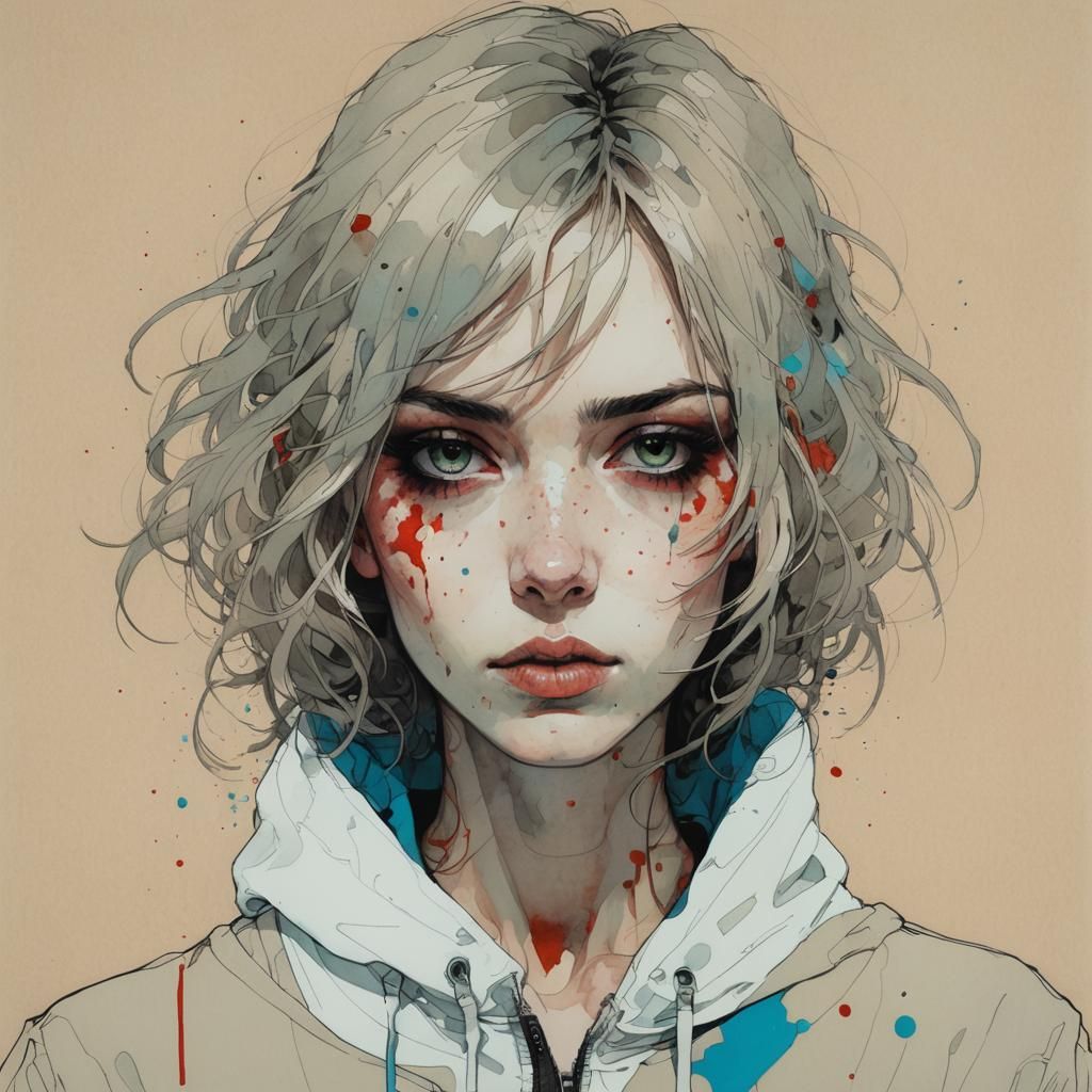 Intriguing Portrait of an Assassin in Contemporary Style