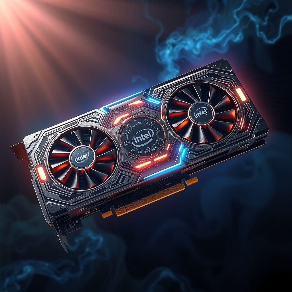 Spectacular Digital Rendering of Intel Arc A770 16 GB in Fut...