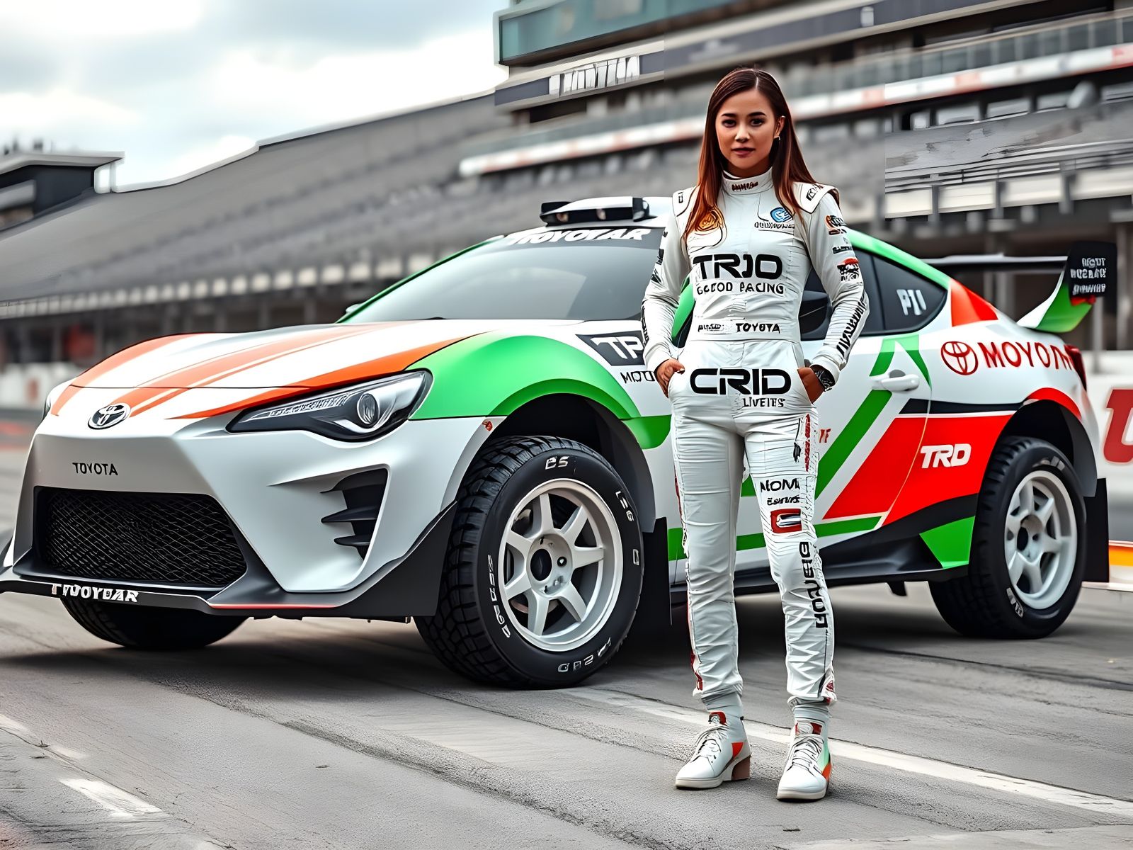 Toyota GR86 Rally Car with Toni Breidinger