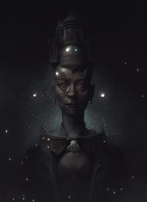 Resentment in a Bitter World: Surreal Portrait