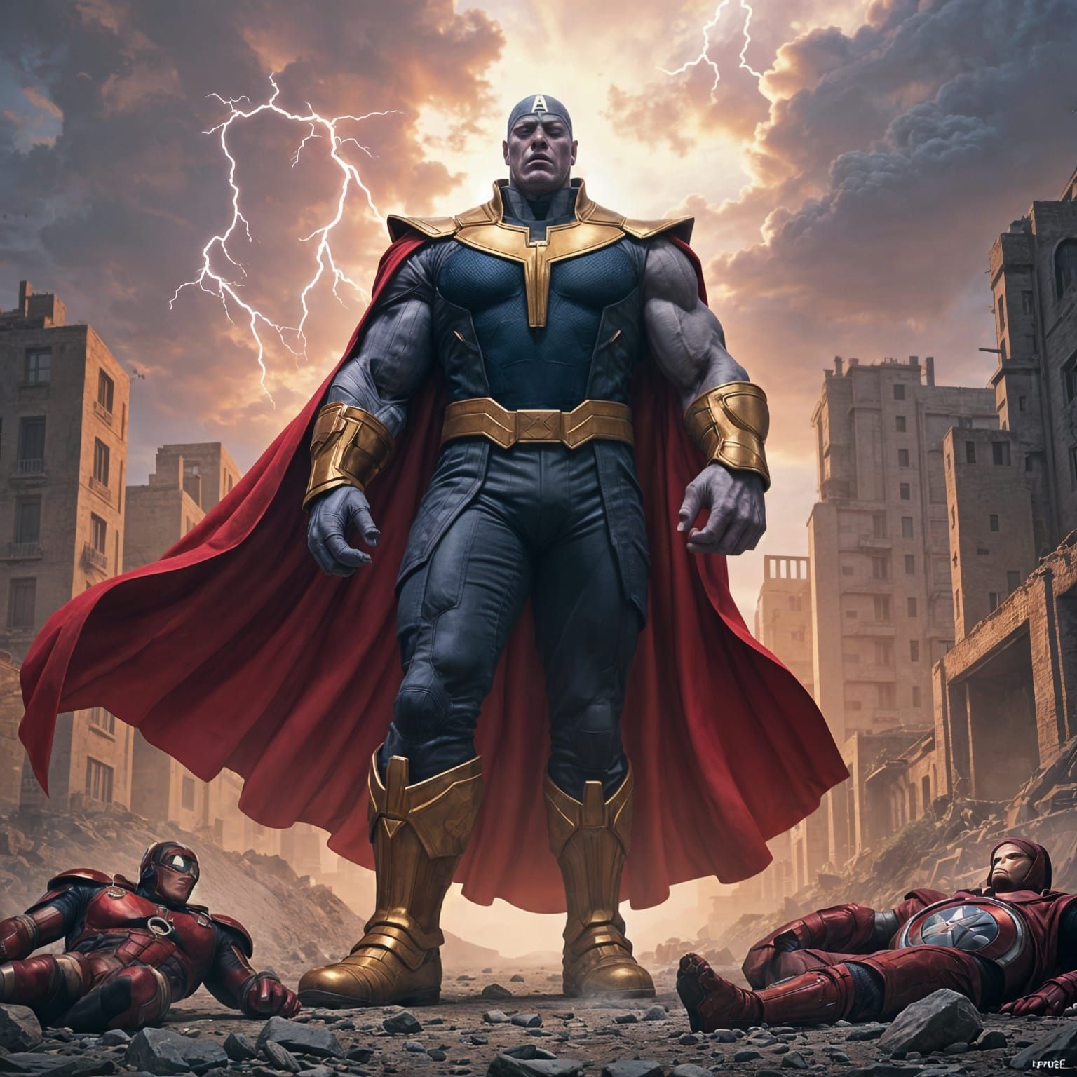 Thanos Defeats The Avengers in Epic Battle