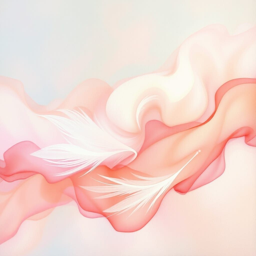 Soft Pastel Hues in Ethereal Dance
