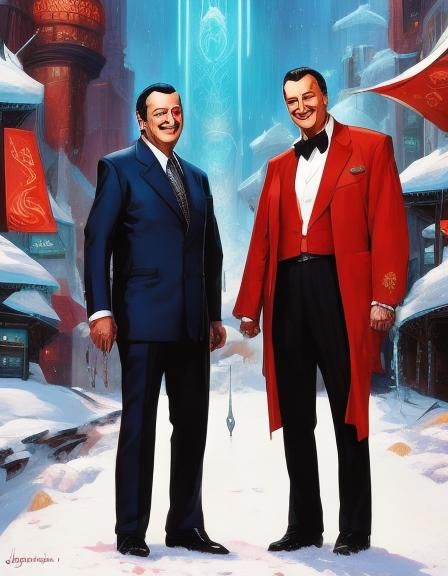 The Odd Couple: A Tribute Portrait