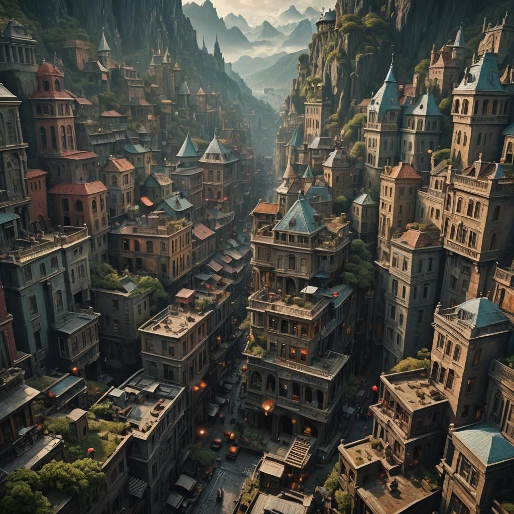 Dramatic Digital Painting of 'Perfect Strangers'