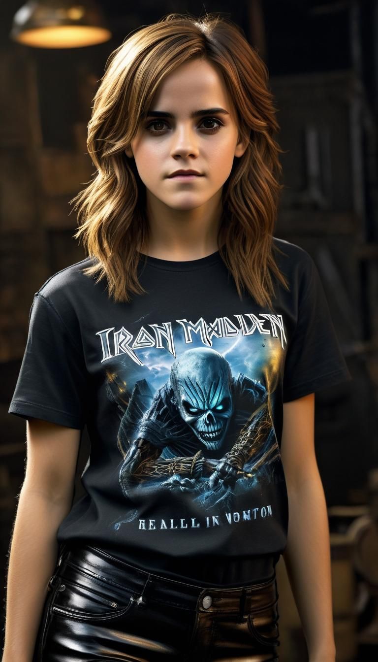 Emma Watson Portrait in Ultrarealistic Style