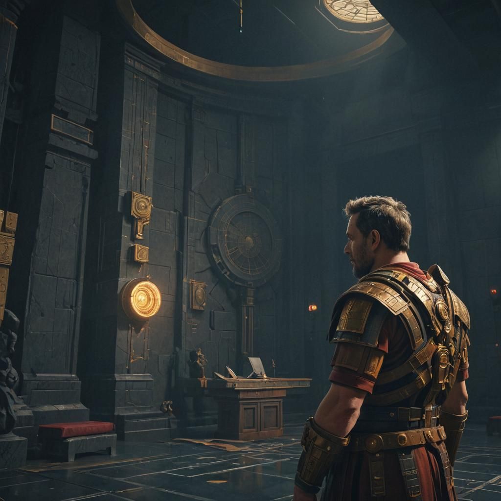 Caesar Plotting Strategy in Geometric Chamber: Hyperrealisti...