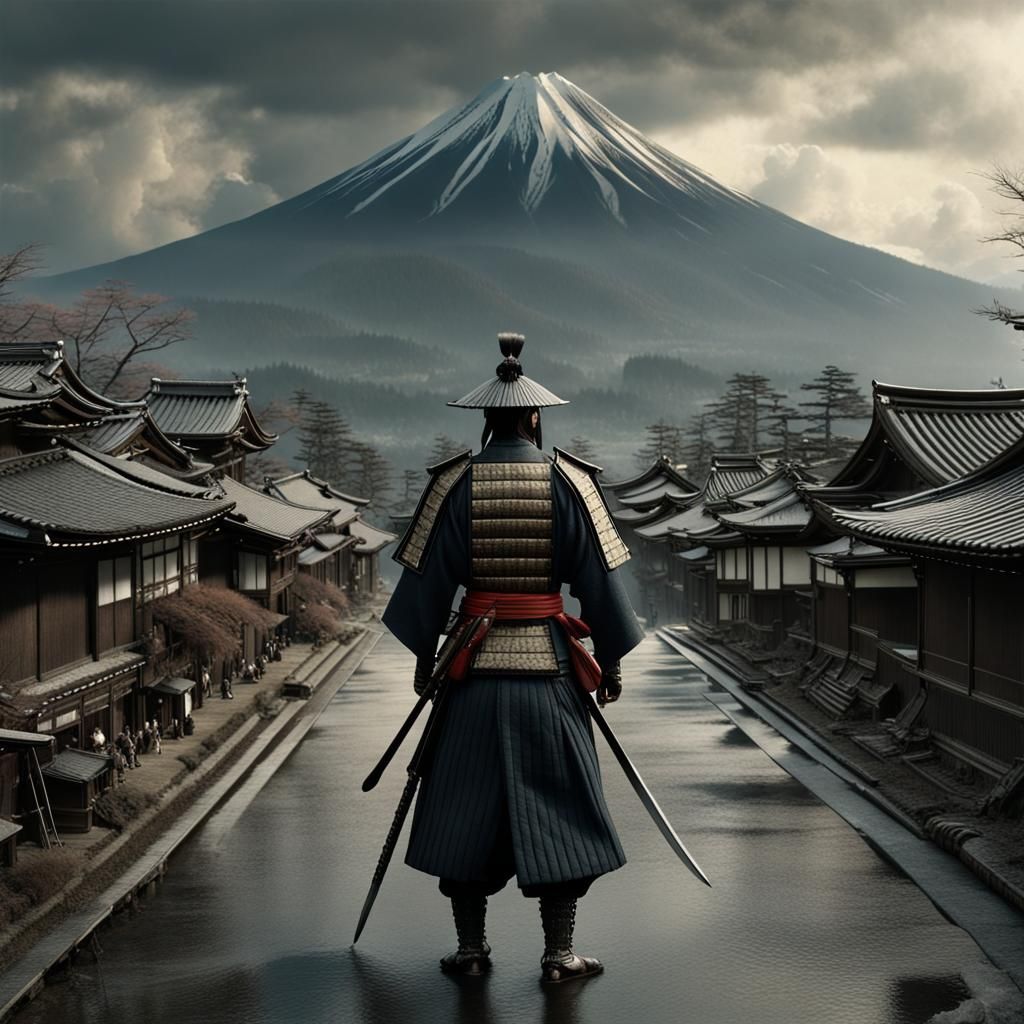 The Last Samurai in Japan: Digital Matte Painting