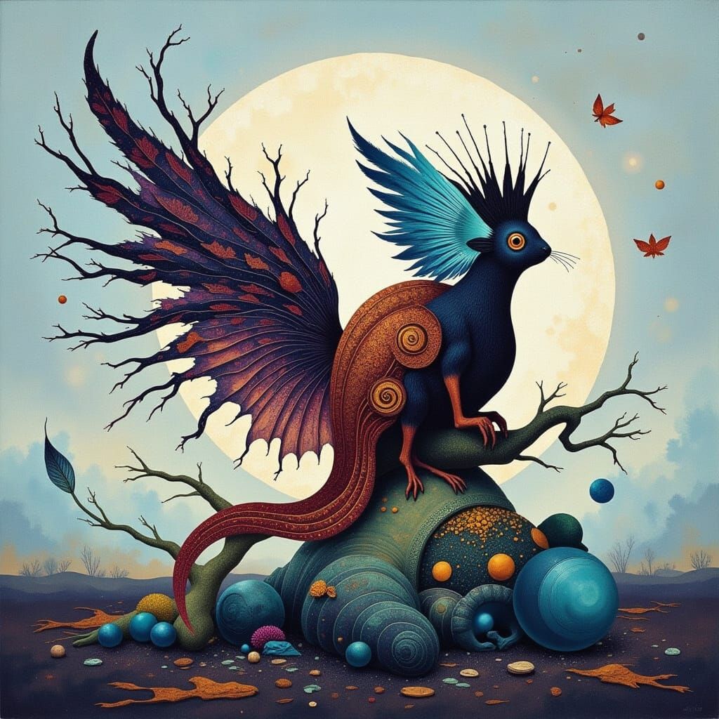 AI Generated Paper Patchwork Image