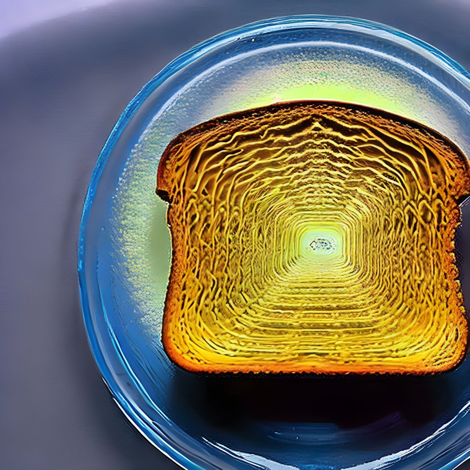 Psychedelic Toast: An Eldritch Photograph