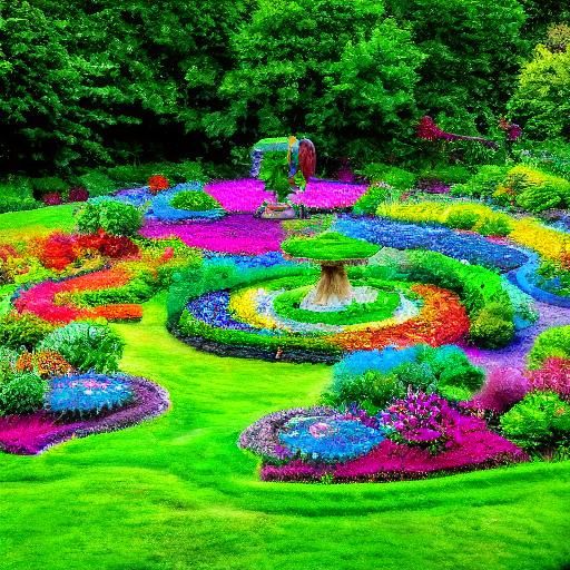 <lora:Suno:1.0> Hippy garden made out of rainbows 
Peaceful ...