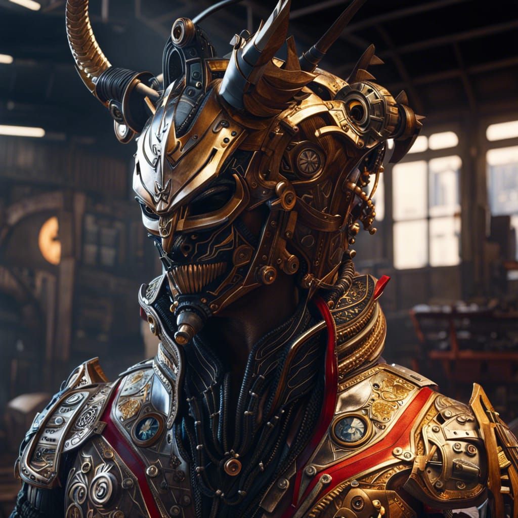 Venom Carnage Voodoo Portrait in Hyperrealistic Style