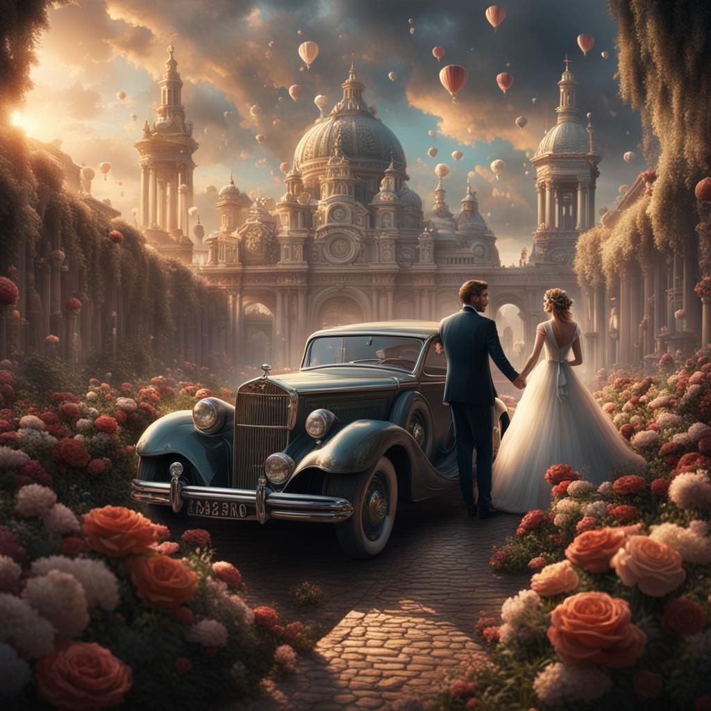 Epic Cinematic Wedding Digital Matte Painting