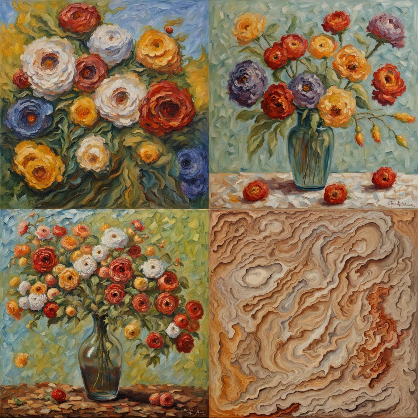 Impasto Style AI Generated Image