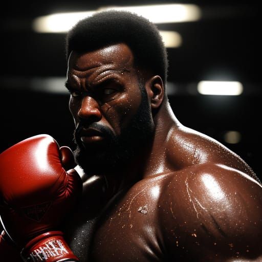 Hyper-Realistic Boxing Gym Still in Cinematic Style