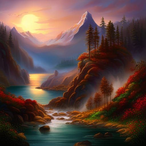 Centaur and Harry Potter in Ethereal Synthwave Style