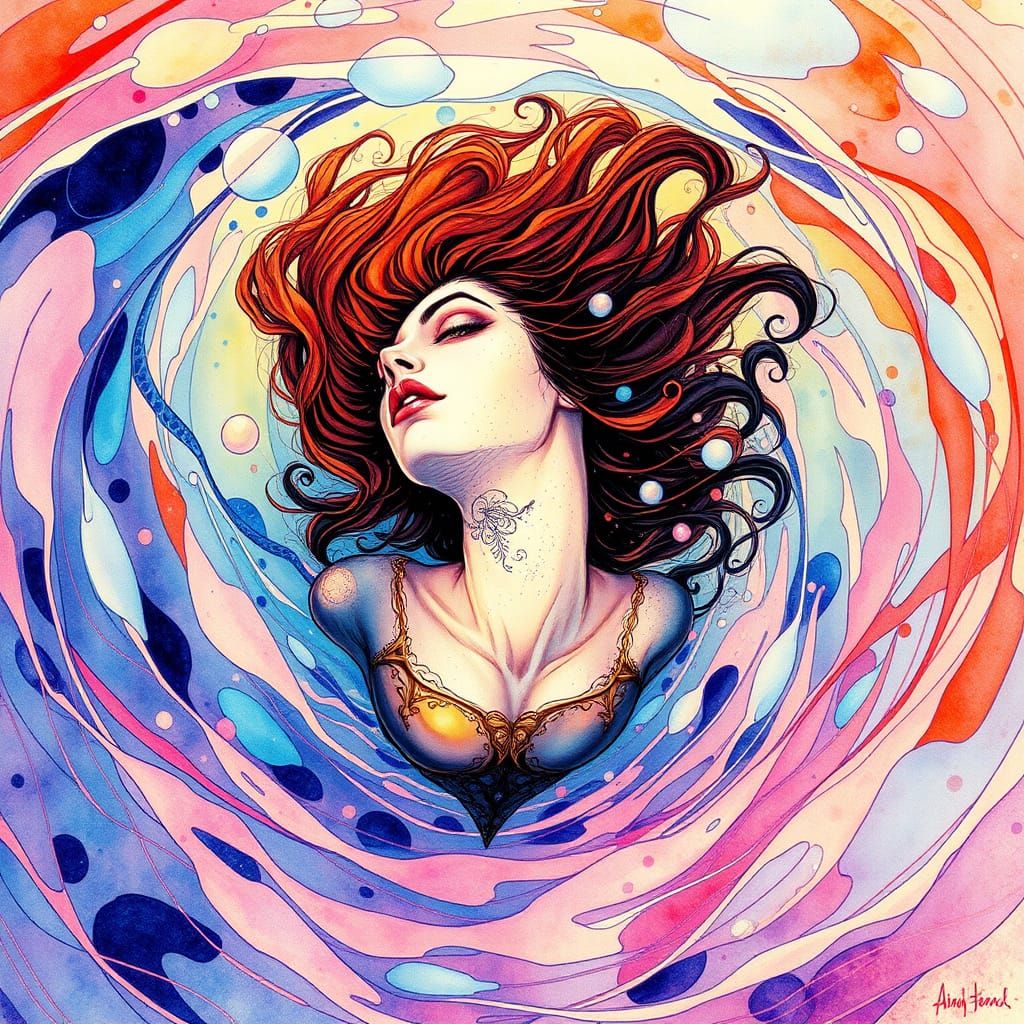 Drawn into the stream
Of undefined illusion
Those diamond dr...