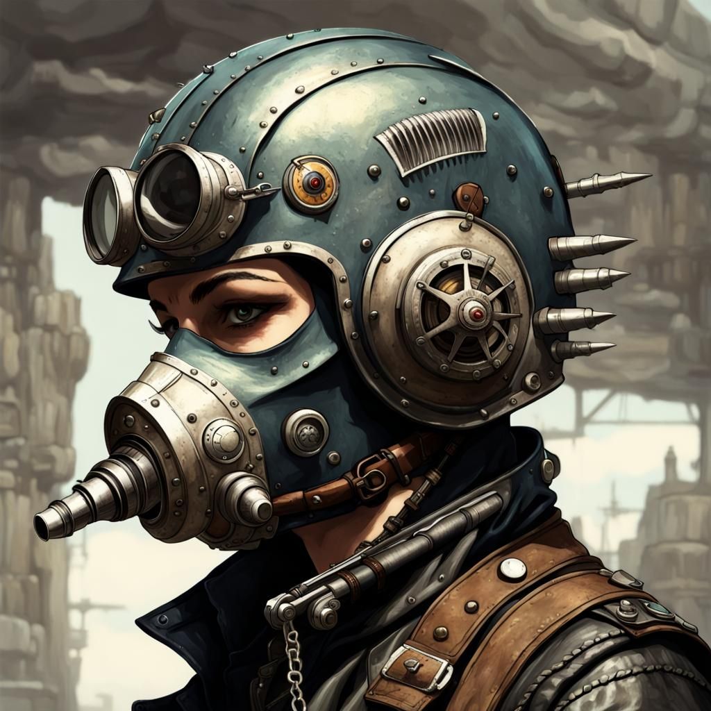 Sharkpunk Fusion: A Dieselpunk Wonder