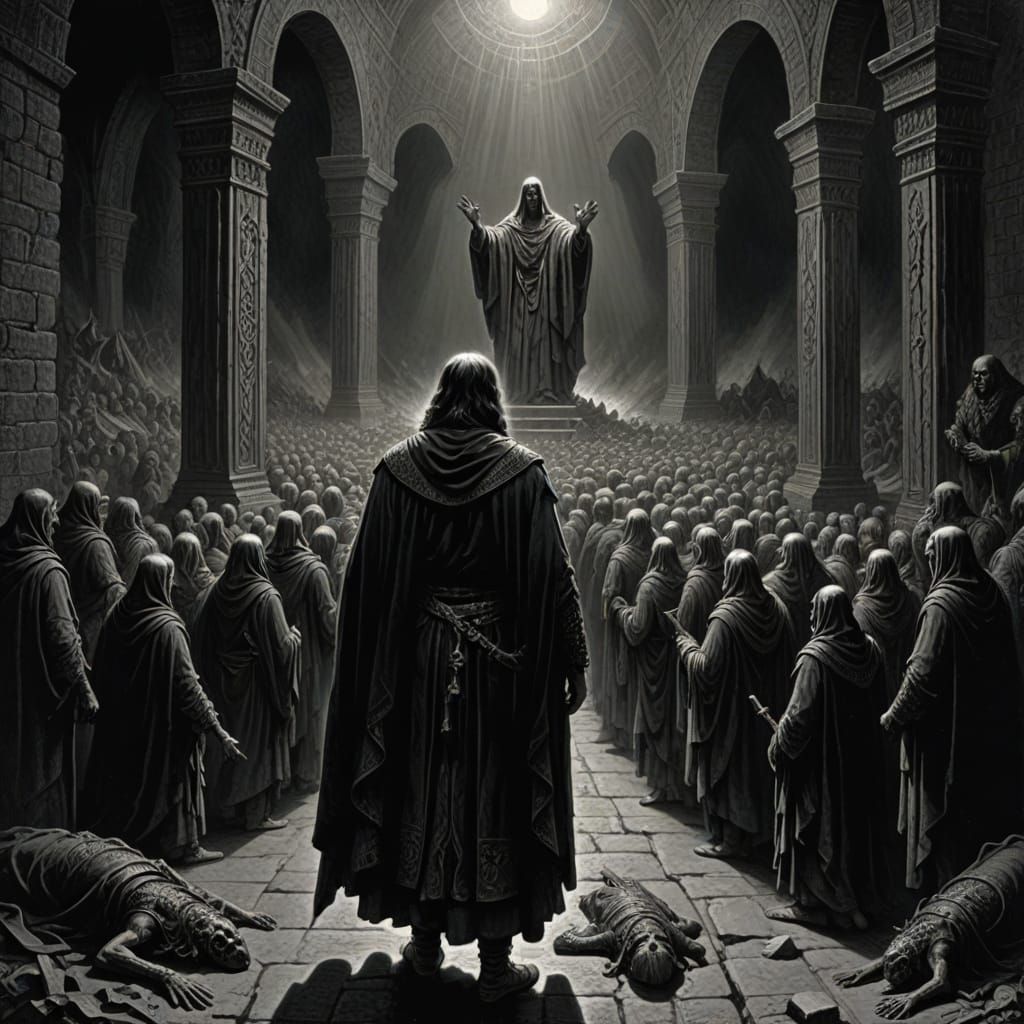 A Dark and Haunting Vision of Disgraced Souls in Jahannam