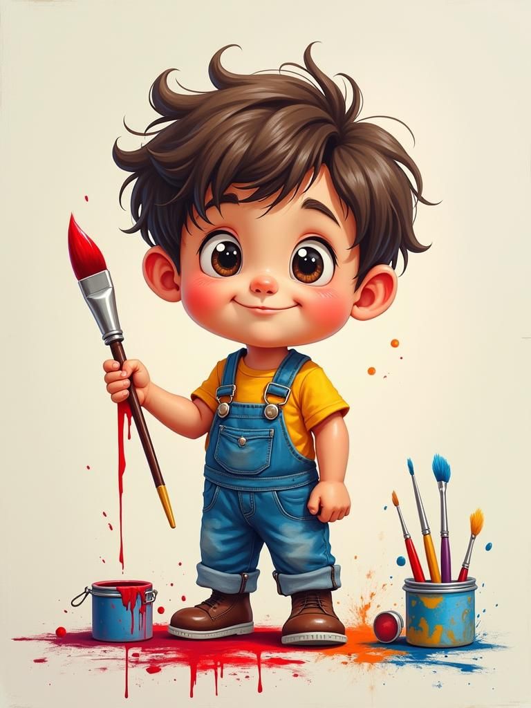 Painter boy