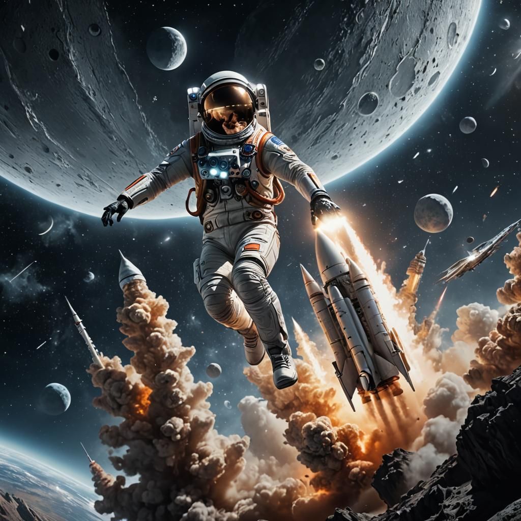 Rocketman's Epic Flight Through Space: Digital Matte Paintin...