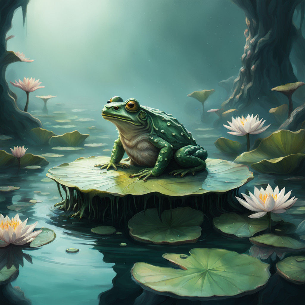 Ethereal God on Luminous Throne