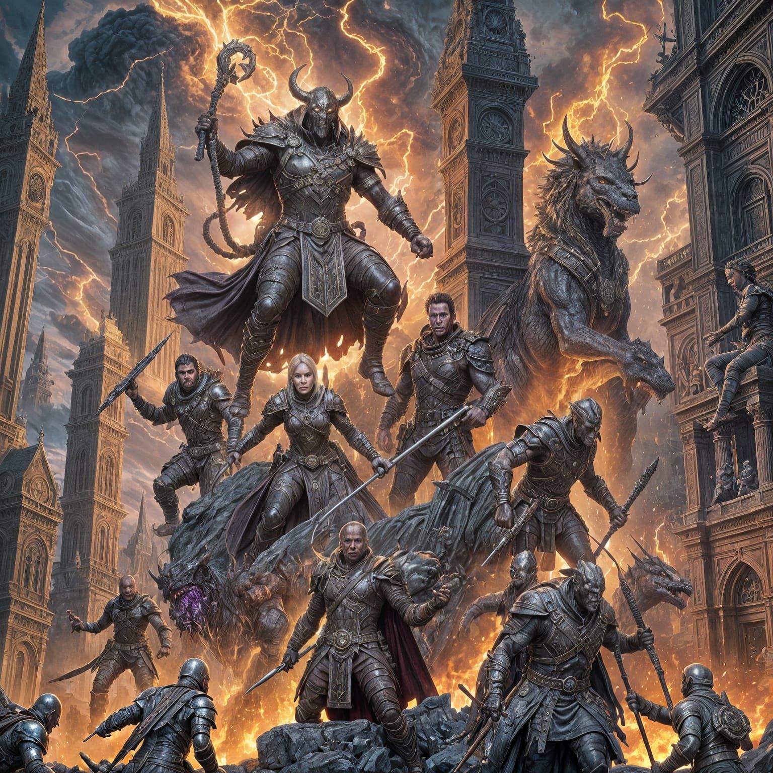 Ragnarok Dark Fantasy Concept Art in 8K