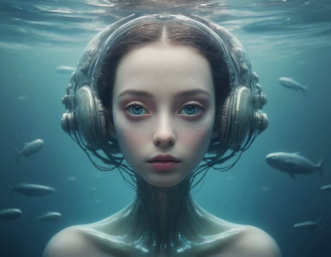 Ethereal Creature in an Alien Dreamworld