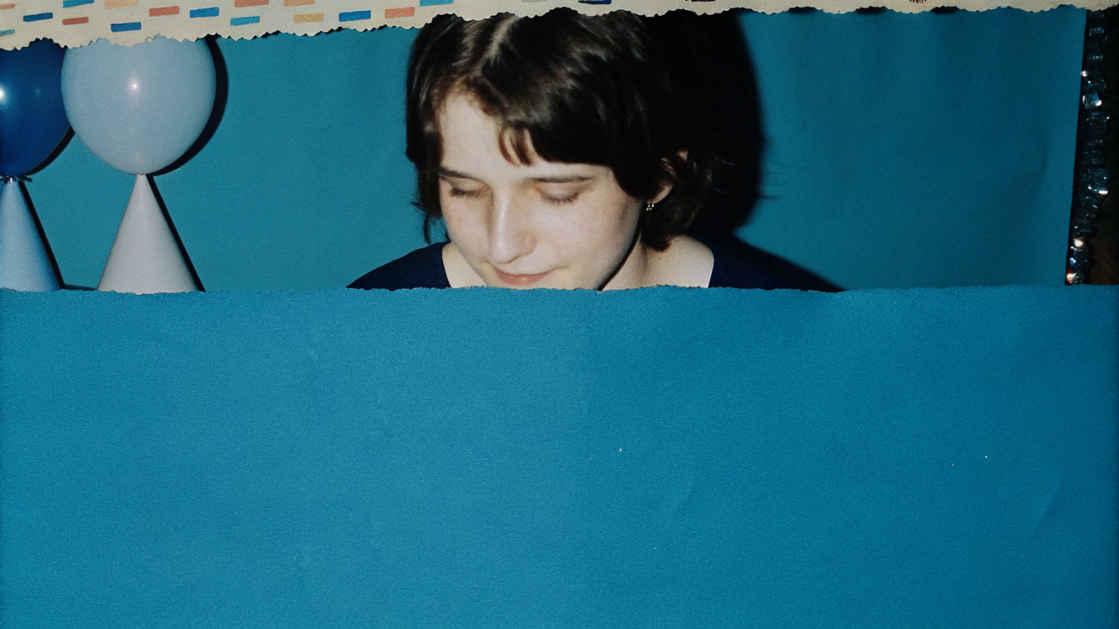 Expressive Collage Portrait of a Woman