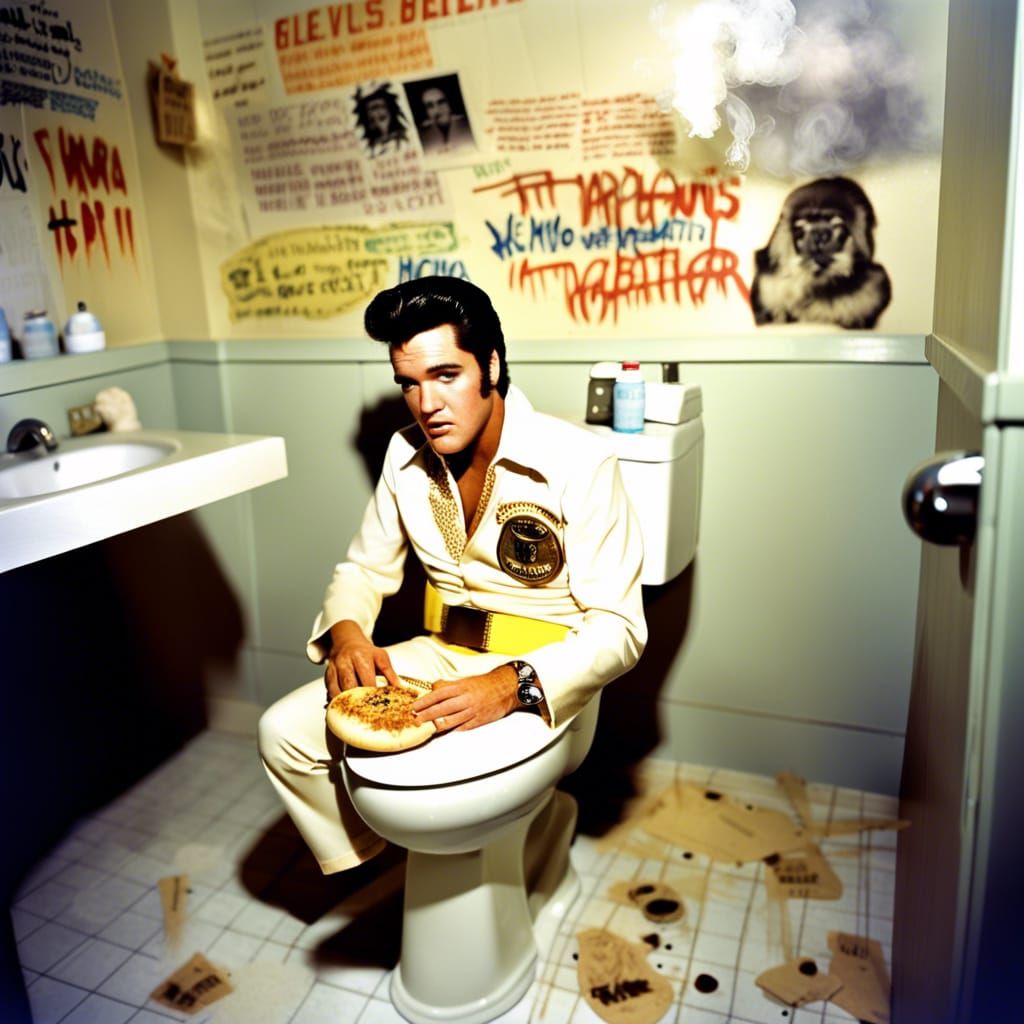 Disturbing Image: Deceased Singer in Las Vegas Bathroom