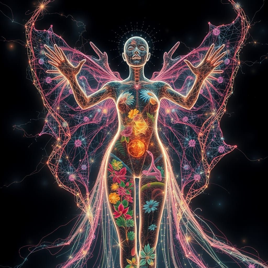 Tesla's Ethereal Form: A Whirling Dance of Seasons and Energ...