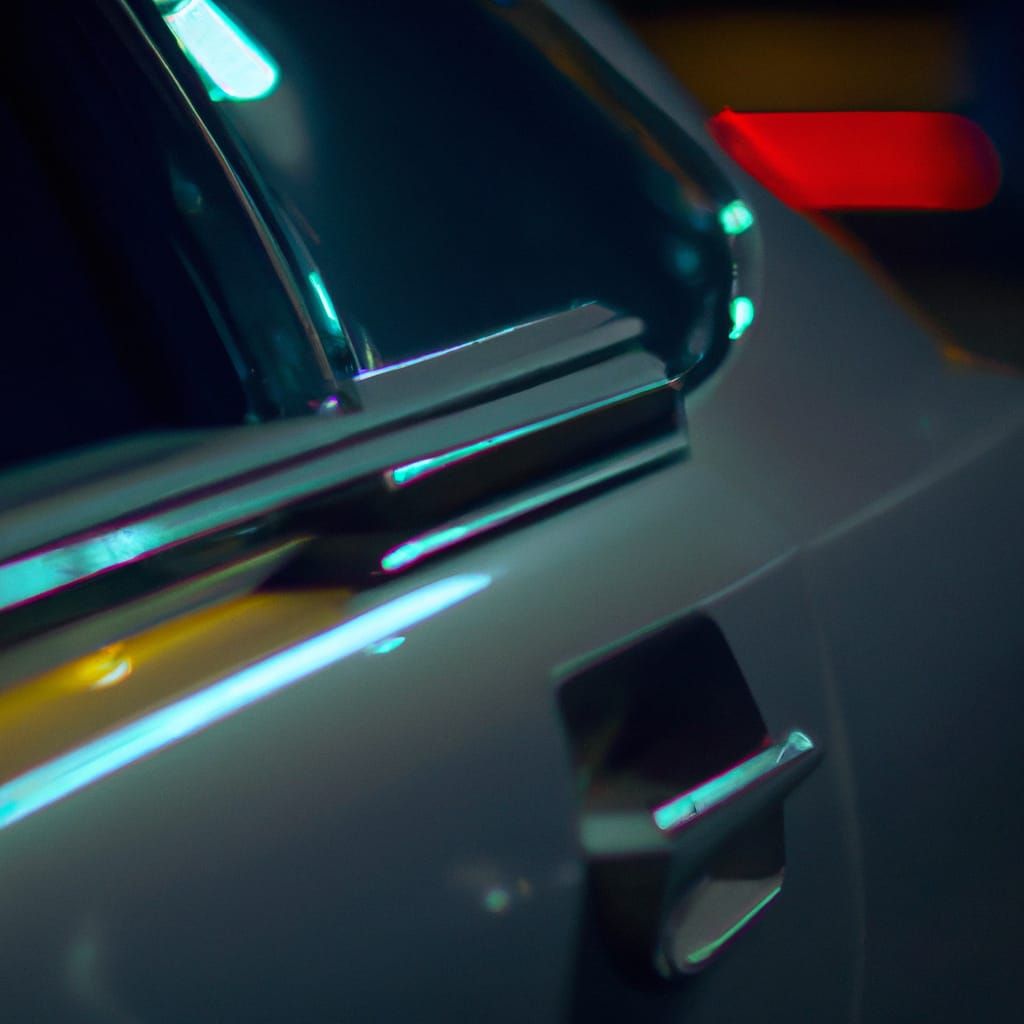 Dramatic Cinematic Mercedes Car Film Still
