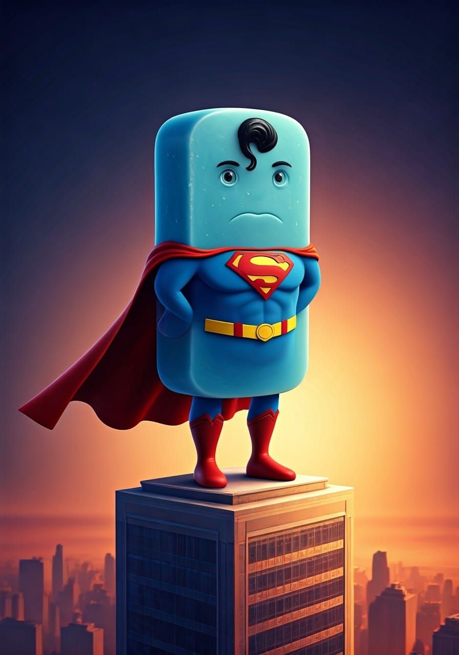 Super Soap Crusader Saves the City