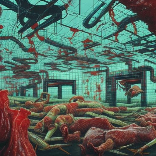 Meat Boulevard: Spooky Ecological Sci-Fi Art