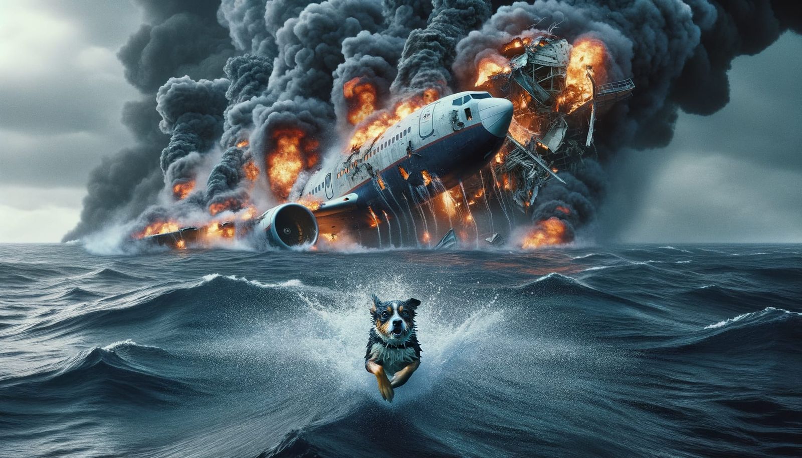 Dog Survives Plane Crash in Ocean