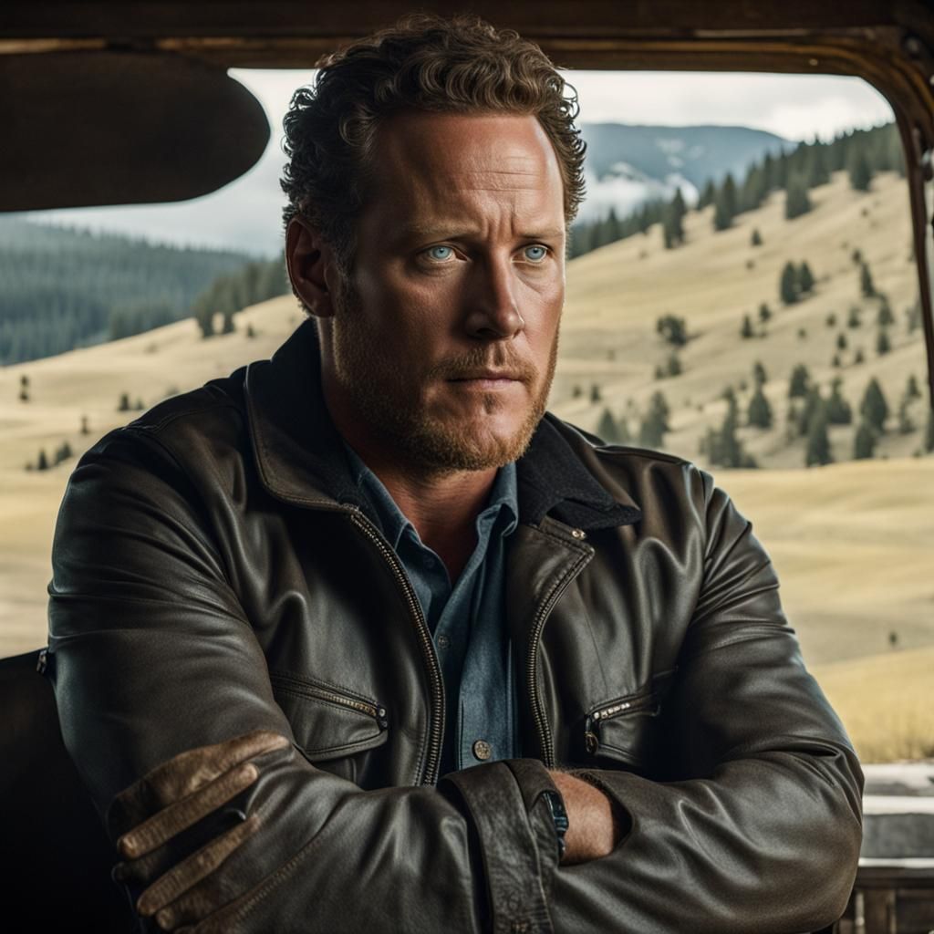 Hyperreal Portrait of Rip Wheeler from Yellowstone