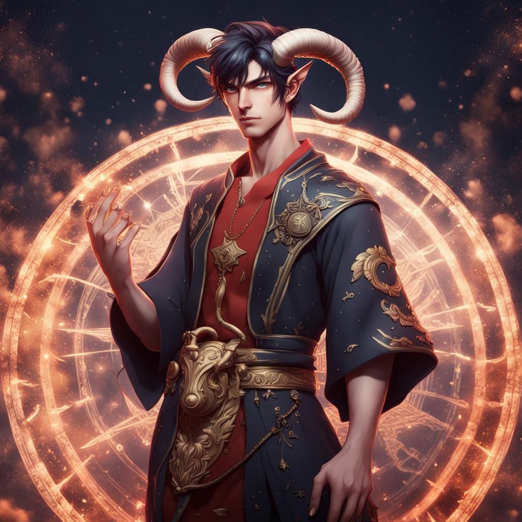 Handsome Aries Man - Zodiac Collection