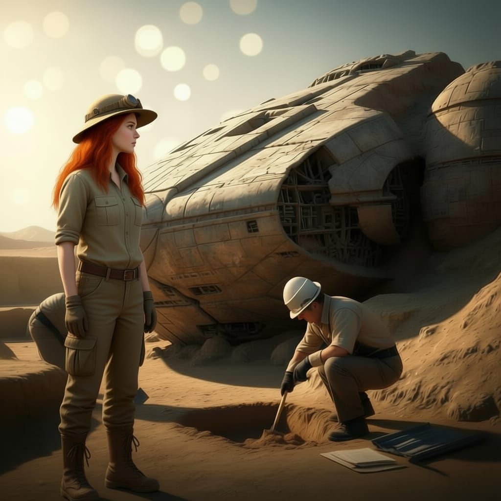 Ancient Spaceship Unearthed in Archaeological Dig