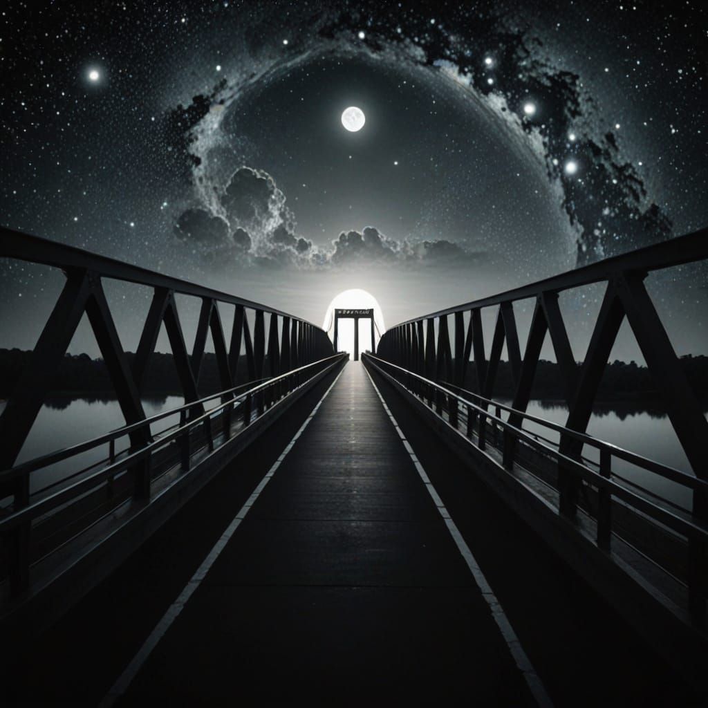 Bridge to Parallel Universe Under Black Sun
