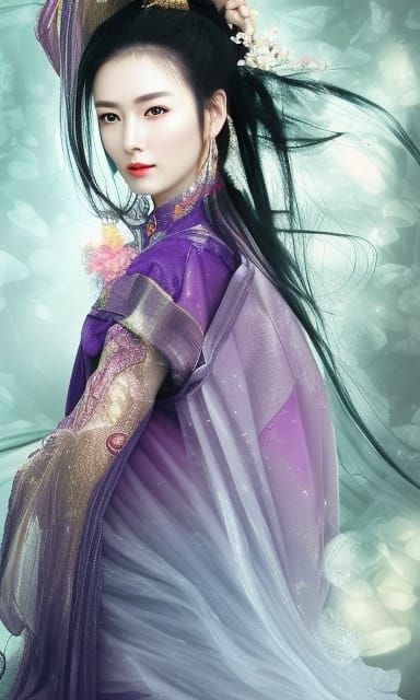 Elegant Portrait of a Beautiful Woman