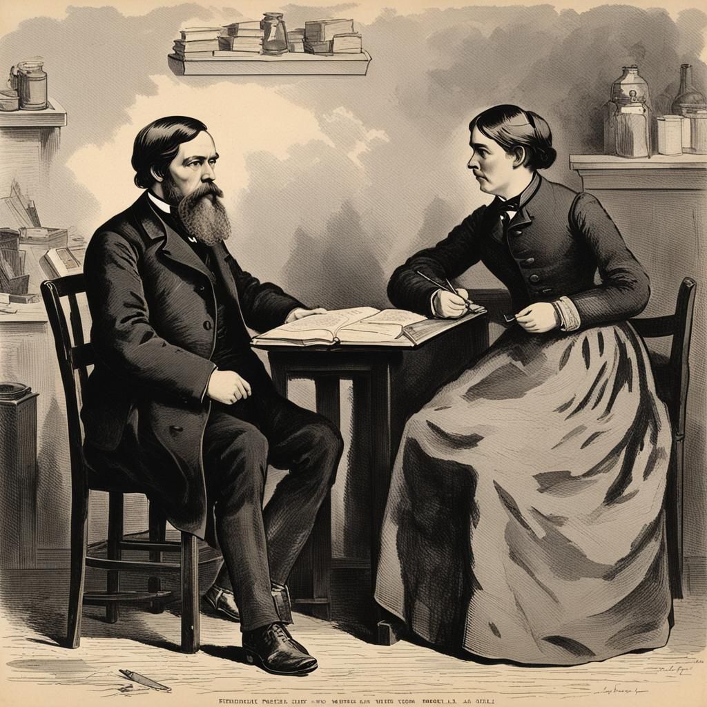 Friedrich Engels Among Women: A Historical Depiction
