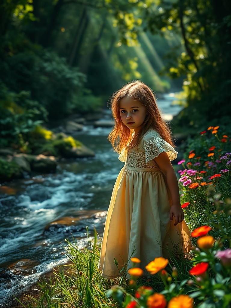 Girl Finds Secret Sanctuary in Surreal HDR Style