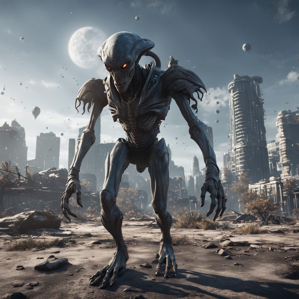 Post-Apocalyptic Alien Invasion in Stunning 8K