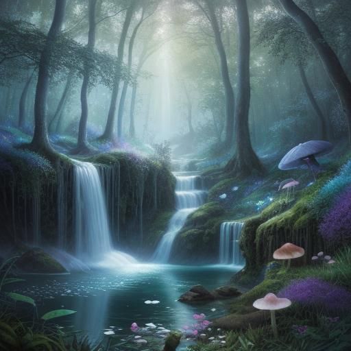 Enchanted Forest: Unicorn, Fairies, and Goblins