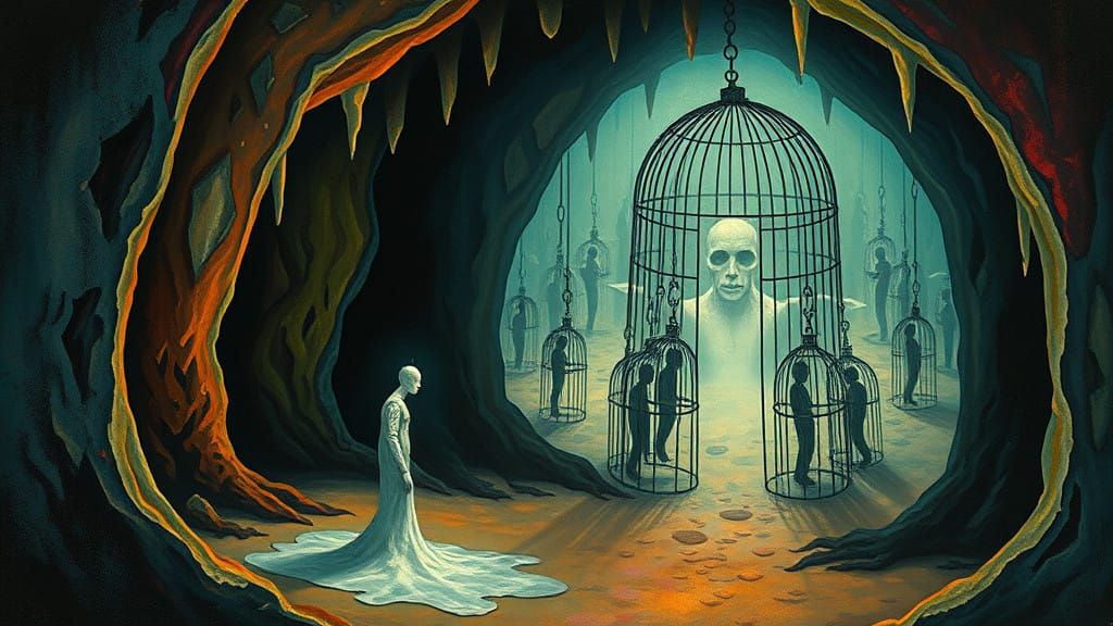 Trapped in a Surreal Dreamscape of Fear and Desperation