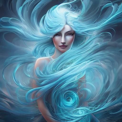 Wind Elemental Dancer in Ethereal Storm