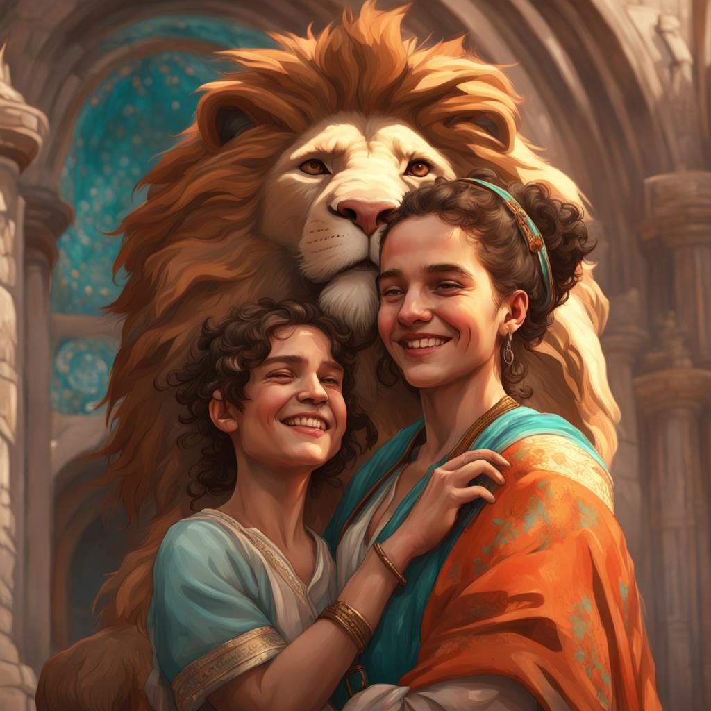 First Century Jewish Girl with Baby, Detailed Art